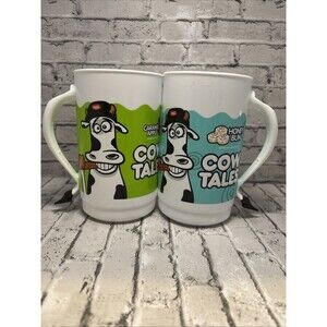 2 Cow Tales Caramel Apple & Honey Bun Mugs 32oz Limited Flavors